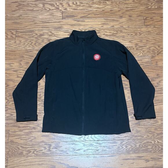 Pizza Hut IQ Apparel Black Employee Soft Shell Full Zip Jacket, Size Adult Large - Picture 1 of 5